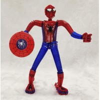 Handmade Aluminum Wire Craft Model Spider Man Hollywood Movie Super Hero Birthday Gift,wedding Anniversary,valentines Day, Home Housewarming